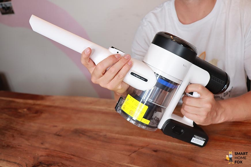 Der Tineco Pure One S15 als Akkuhandstaubsauger